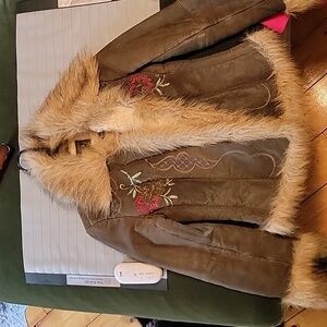 Leather jacket beautifully lined